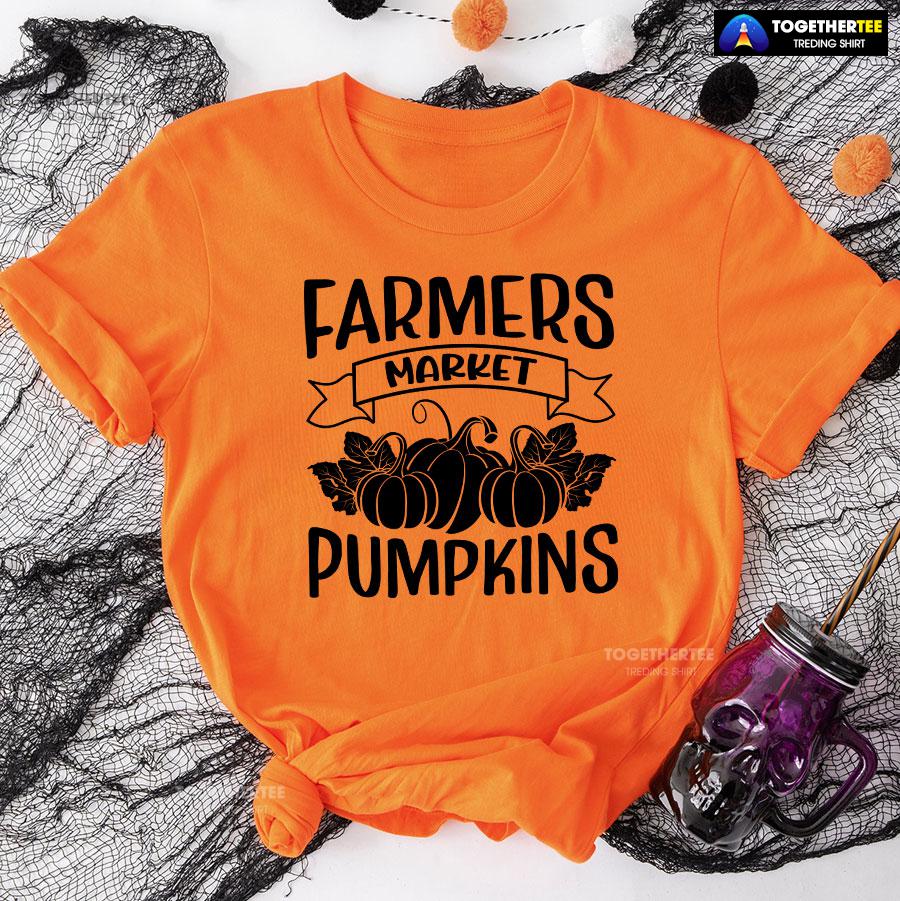 Farmers Market Pumpkins T-Shirt - Image 9