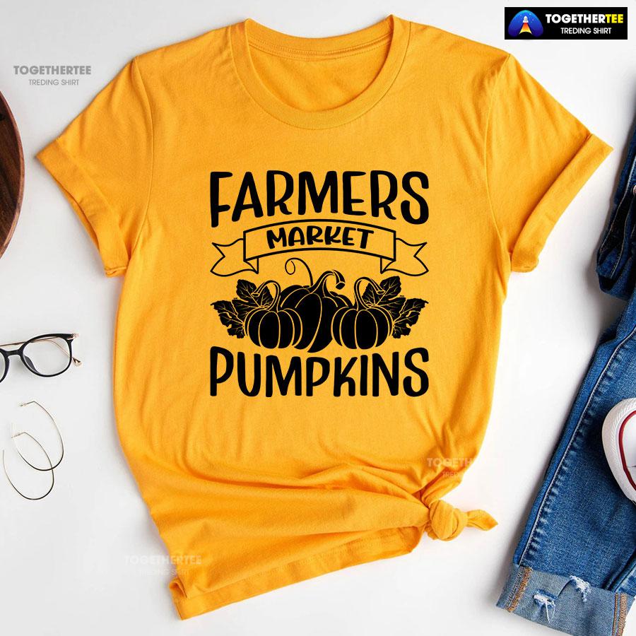 Farmers Market Pumpkins T-Shirt - Image 10