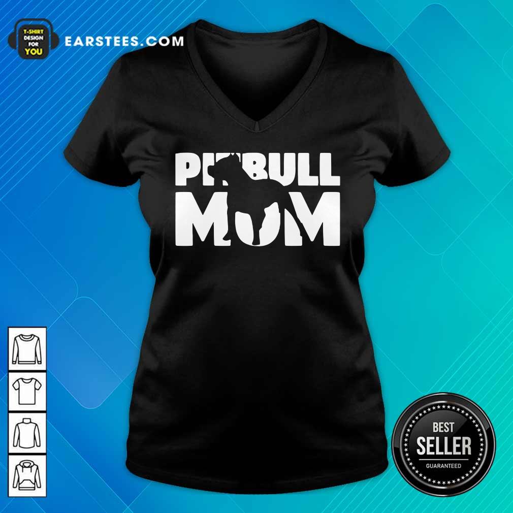 Nice Pitbull Mom Shirt - Image 5