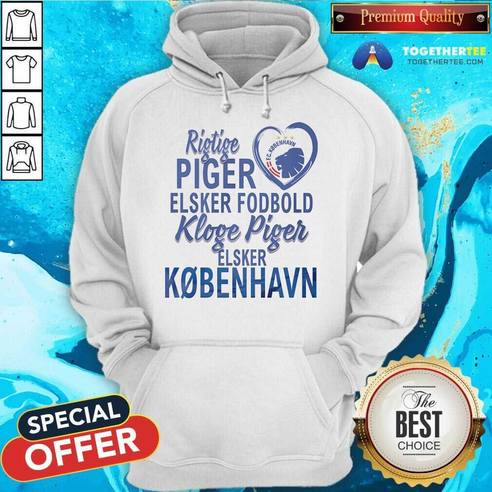 Pretty Real Women Love Football Smart Women Love Copenhagen FC T-Shirt - Image 5