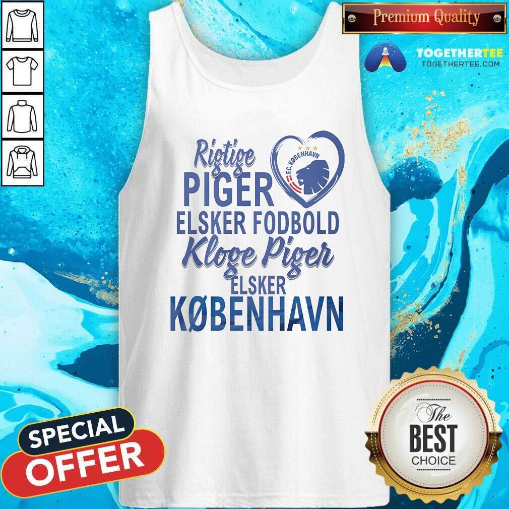 Pretty Real Women Love Football Smart Women Love Copenhagen FC T-Shirt - Image 3