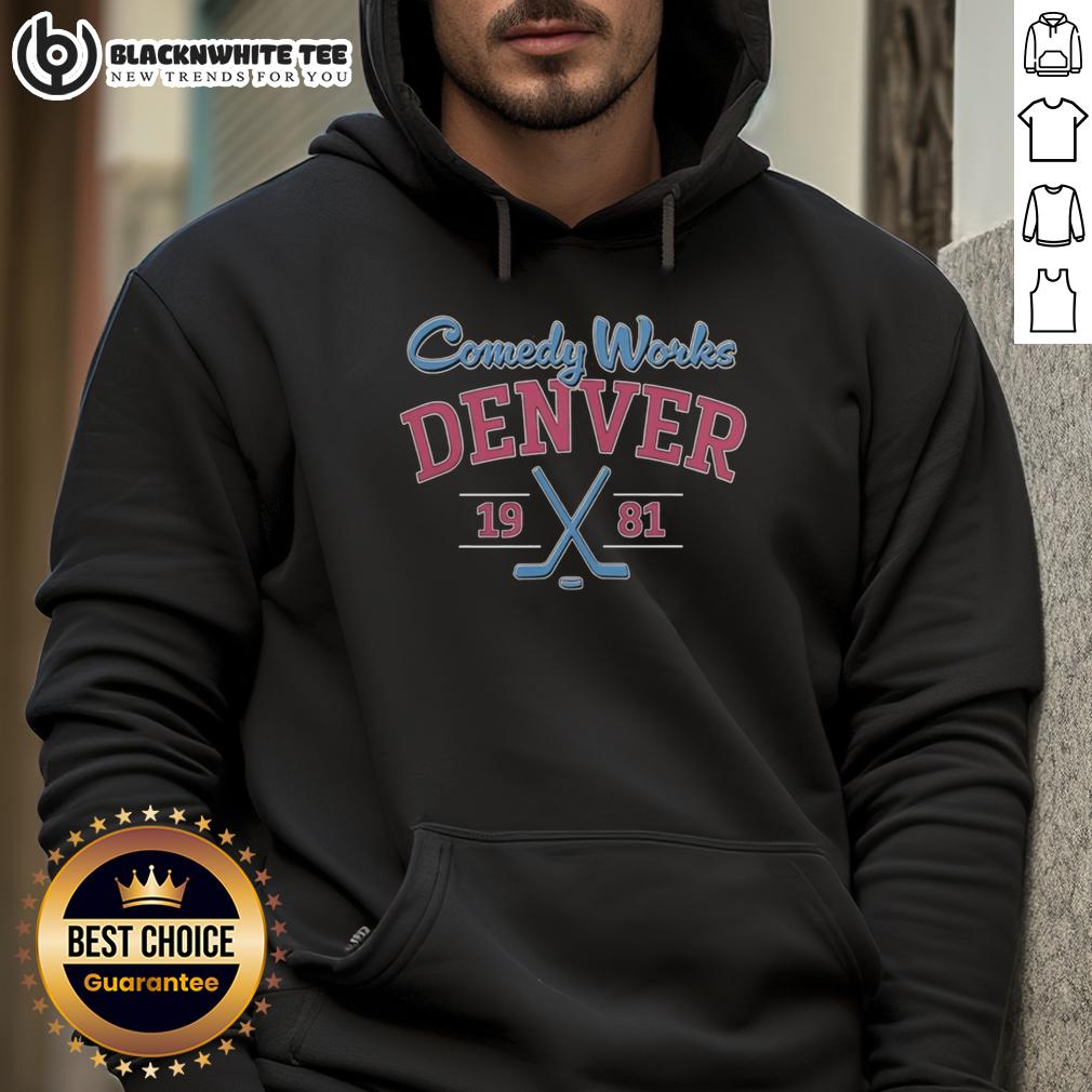 Awesome Comedy Works Denver Pioneers Est 1981 T-Shirt - Image 2