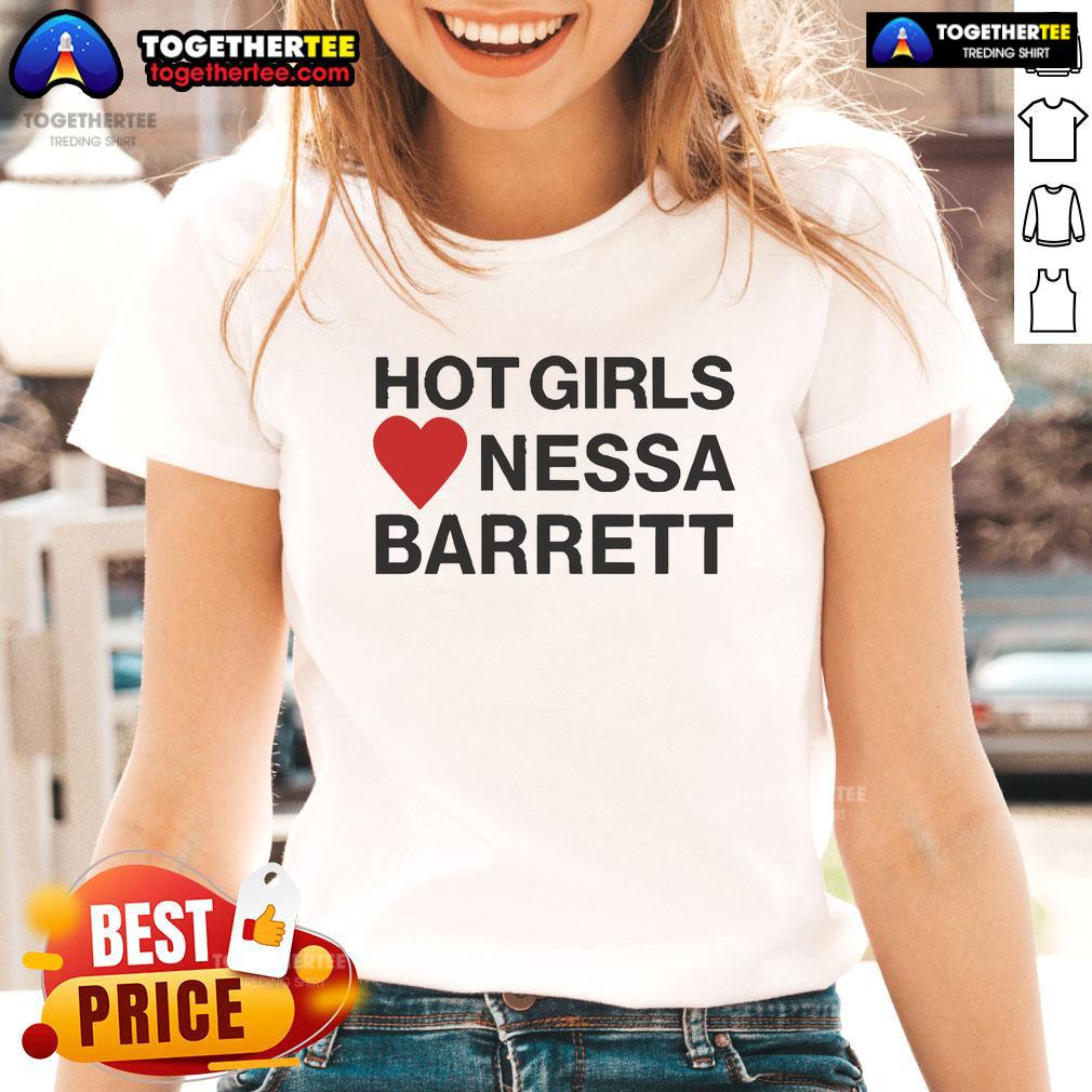 Official Hot Girls Love Nessa Barrett T-Shirt - Image 3