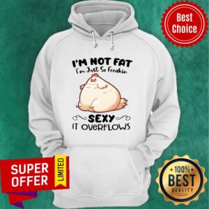 Alternative view of Nice I'm Not Fat Im Just So Freakin Sexy It OverFlows Shirt
