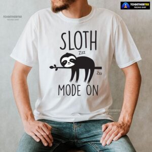 Alternative view of Sloth Mode On Zzz T-Shirt
