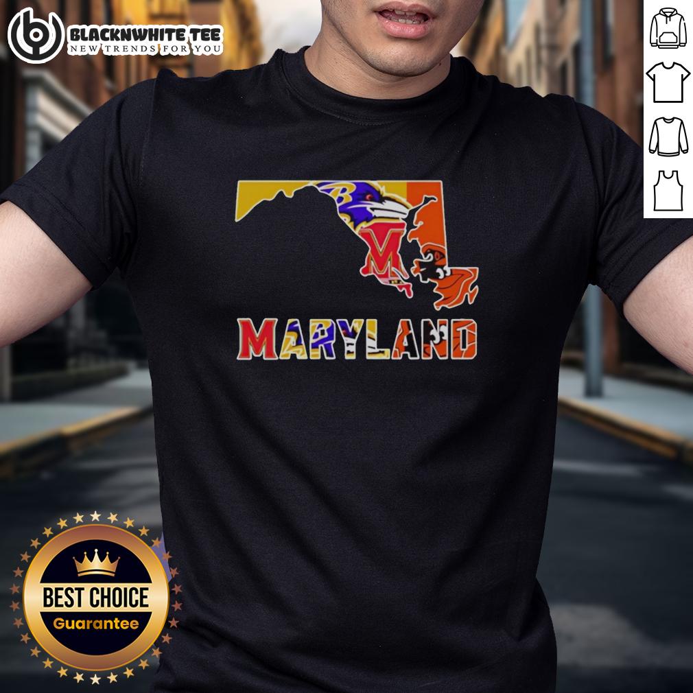 Good Maryland Sports Teams Graphic Transfer State T-Shirt