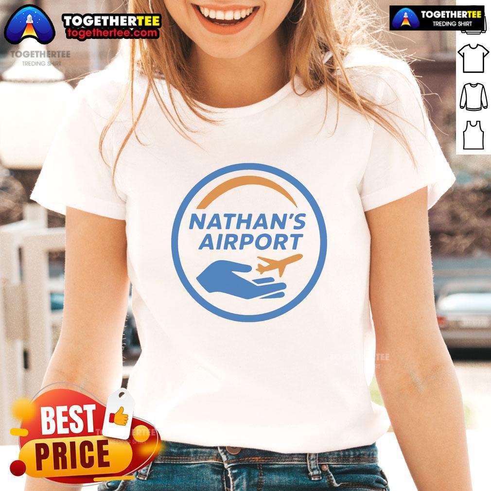 Official Nathans Airport Logo T-Shirt - Image 3
