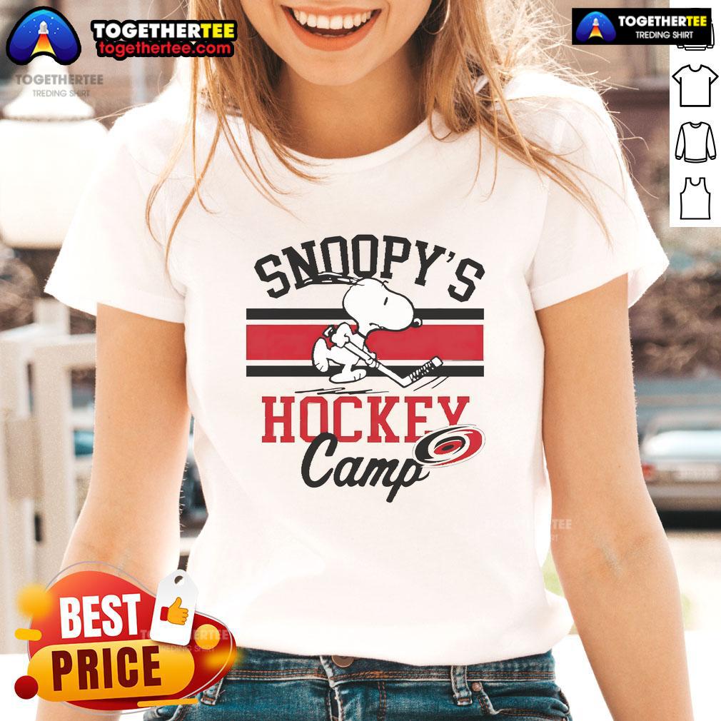 Good Snoopy Carolina Hurricanes Snoopy’s Camp T-Shirt - Image 3