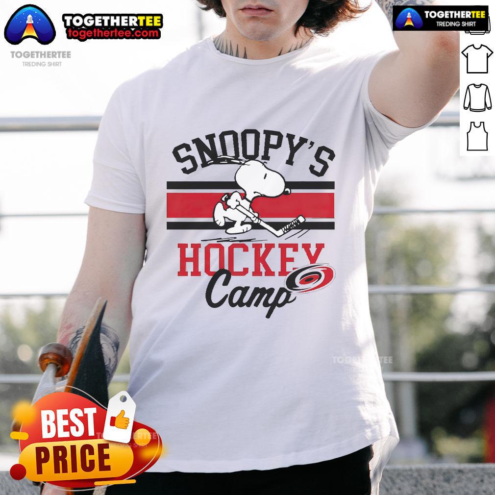 Good Snoopy Carolina Hurricanes Snoopy’s Camp T-Shirt
