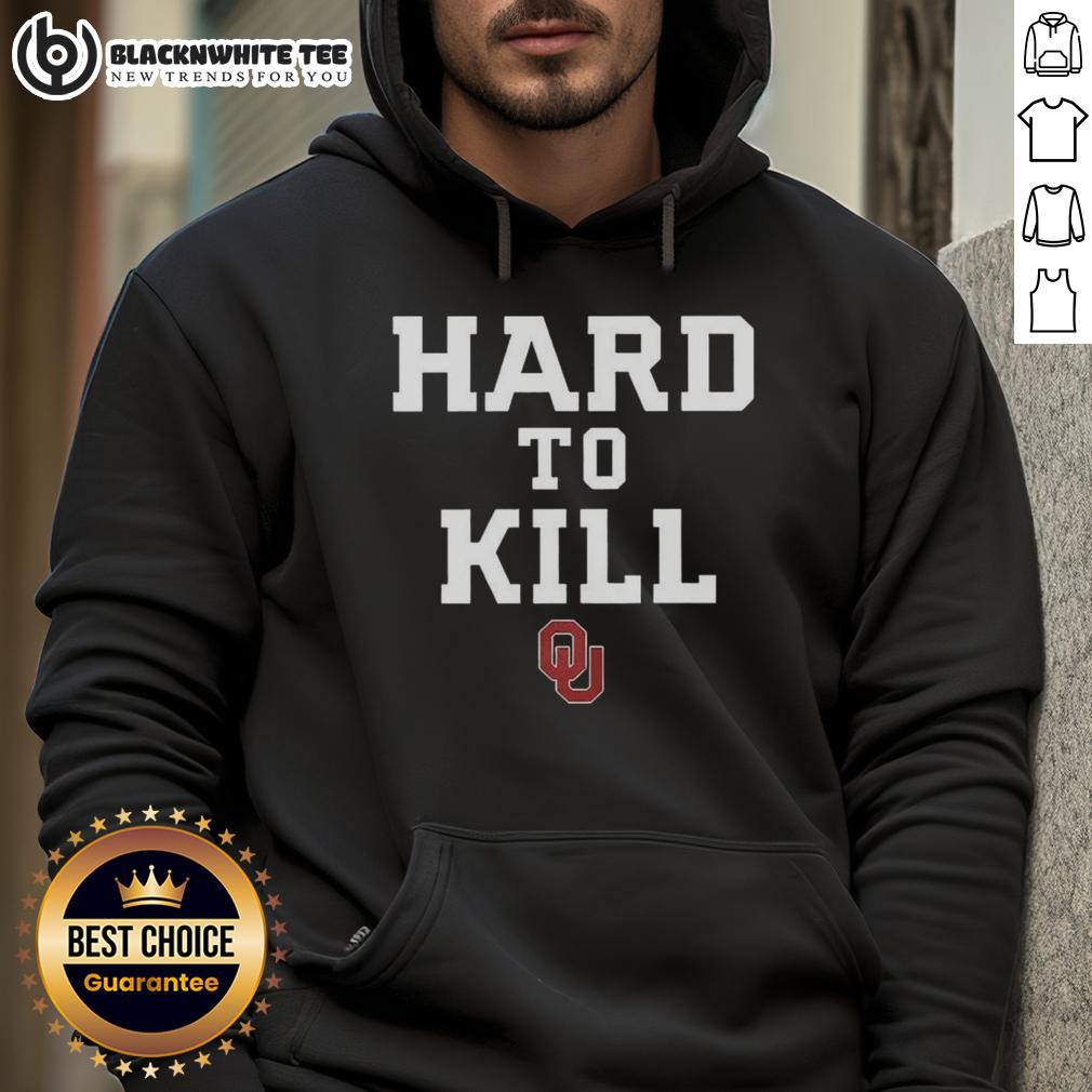 Nice Oklahoma Sooners Football Hard To Kill Logo T-Shirt - Image 2