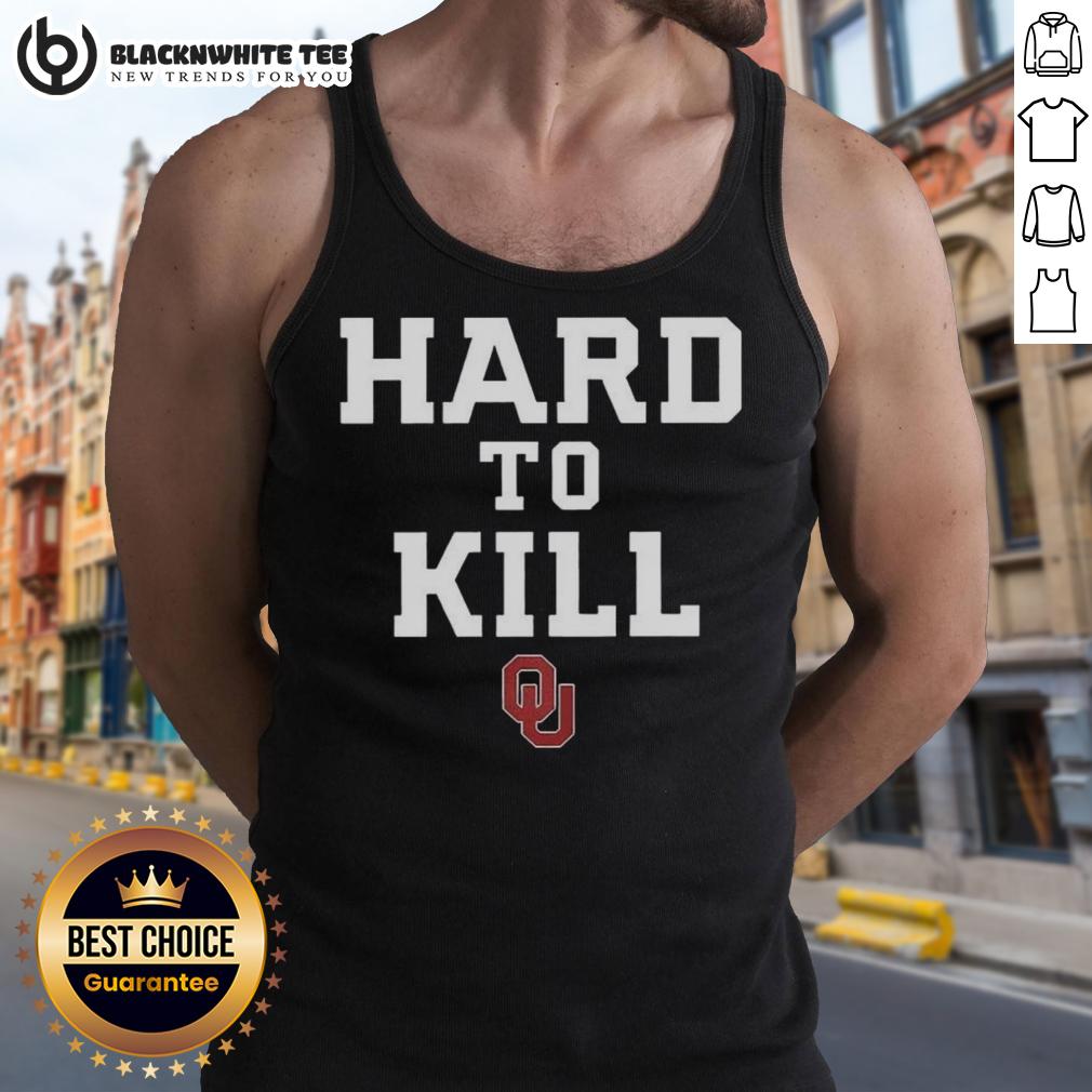 Nice Oklahoma Sooners Football Hard To Kill Logo T-Shirt - Image 4