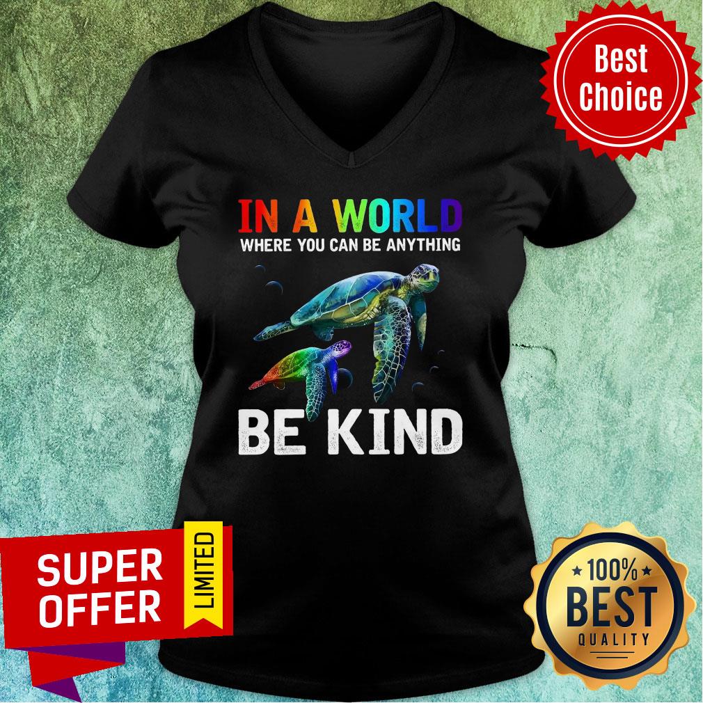 In A World Where You Can Be Anything Be Kind Totle Shirt - Image 3