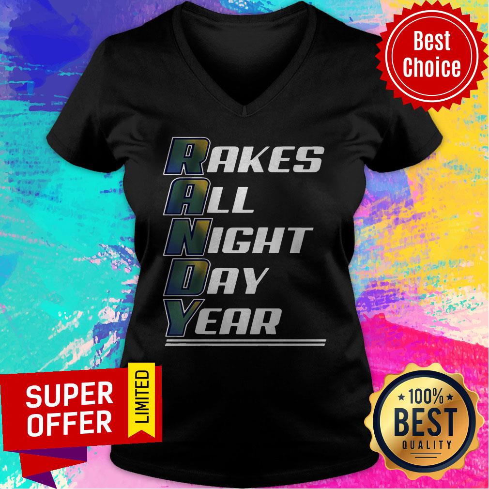 Top Randy Arozarena Rakes All Night Day Year Shirt - Image 3