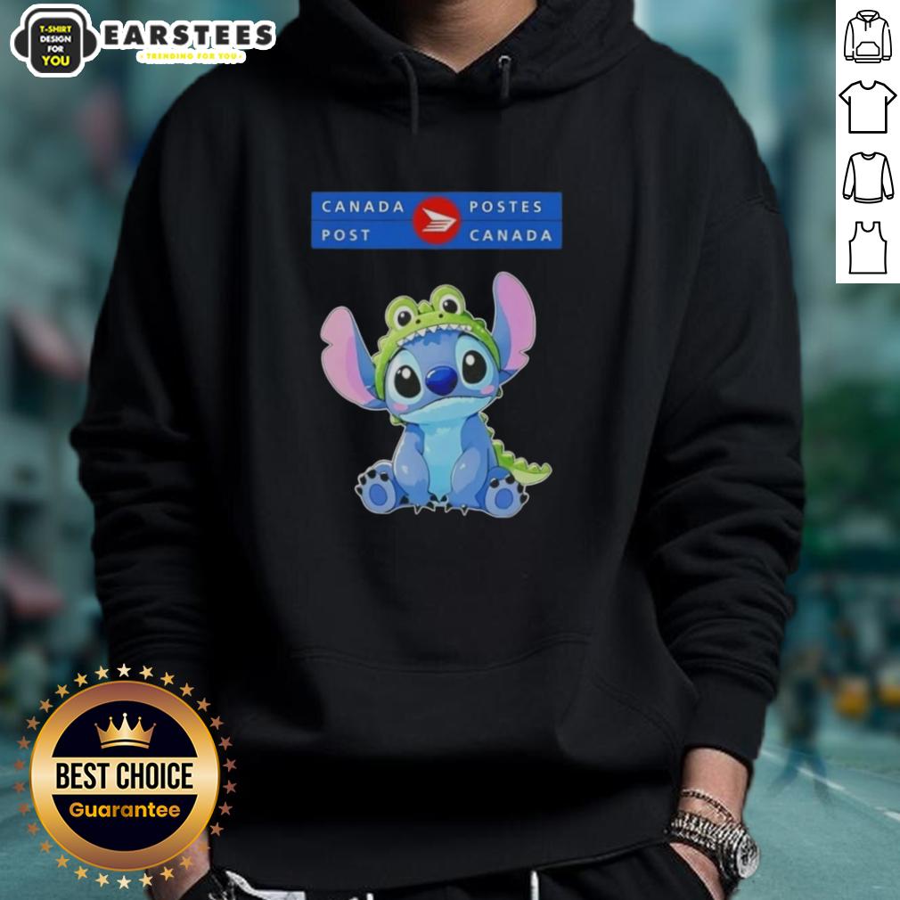 Awesome Stitch Cosplay Crocodile X Canada Post T-Shirt - Image 2