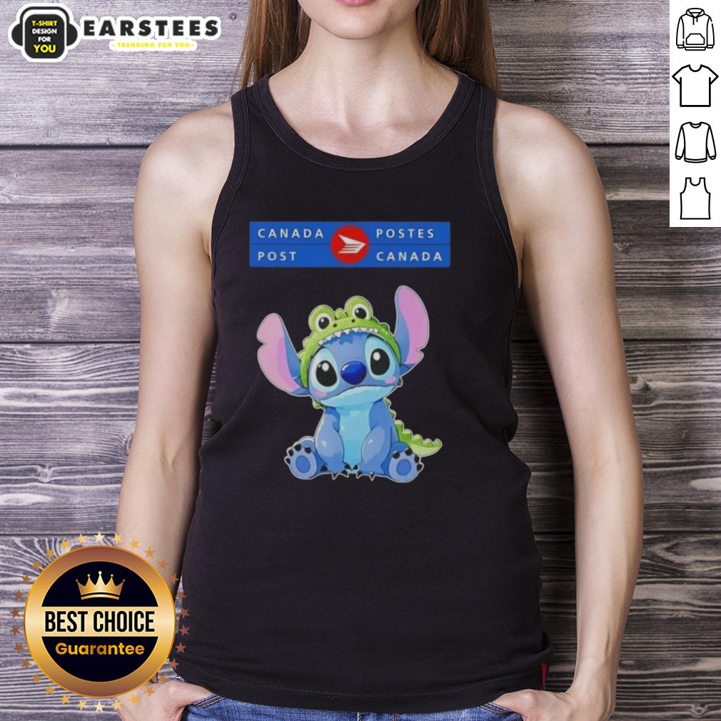 Awesome Stitch Cosplay Crocodile X Canada Post T-Shirt - Image 4