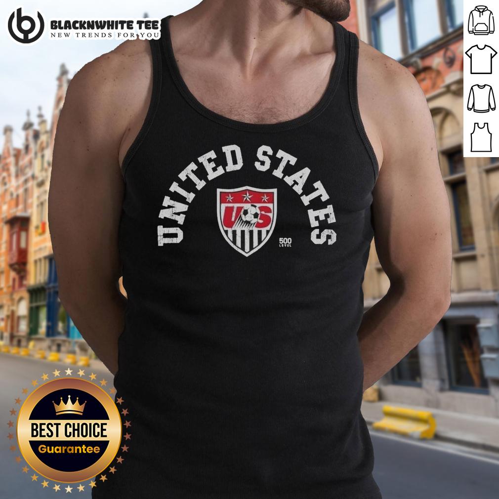 Good United States U.S. Soccer Retro Arch Logo T-Shirt - Image 4