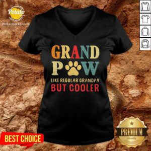 Alternative view of Grand Paw Like A Regular Grandpa But Cooler Shirt