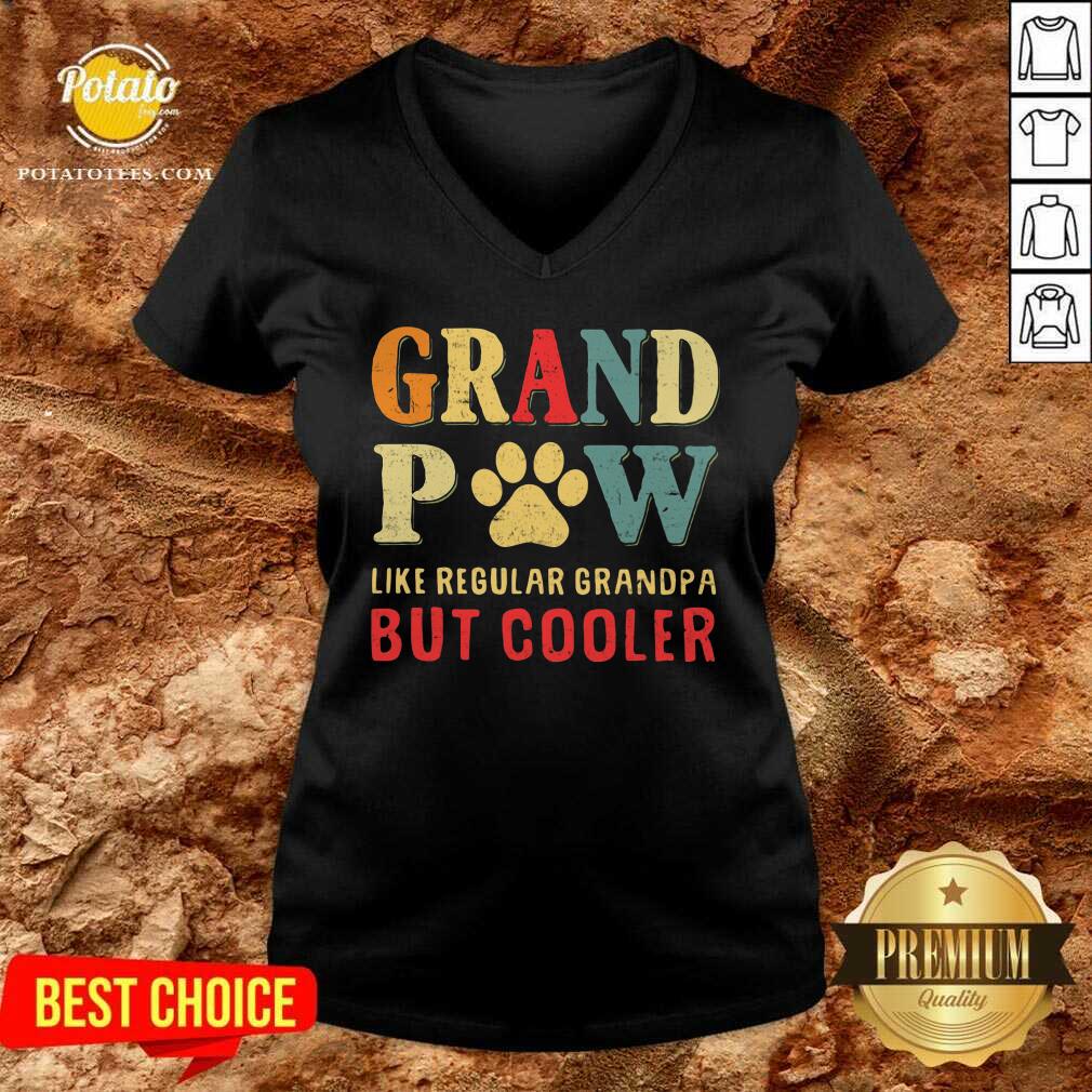 Grand Paw Like A Regular Grandpa But Cooler Shirt - Image 2