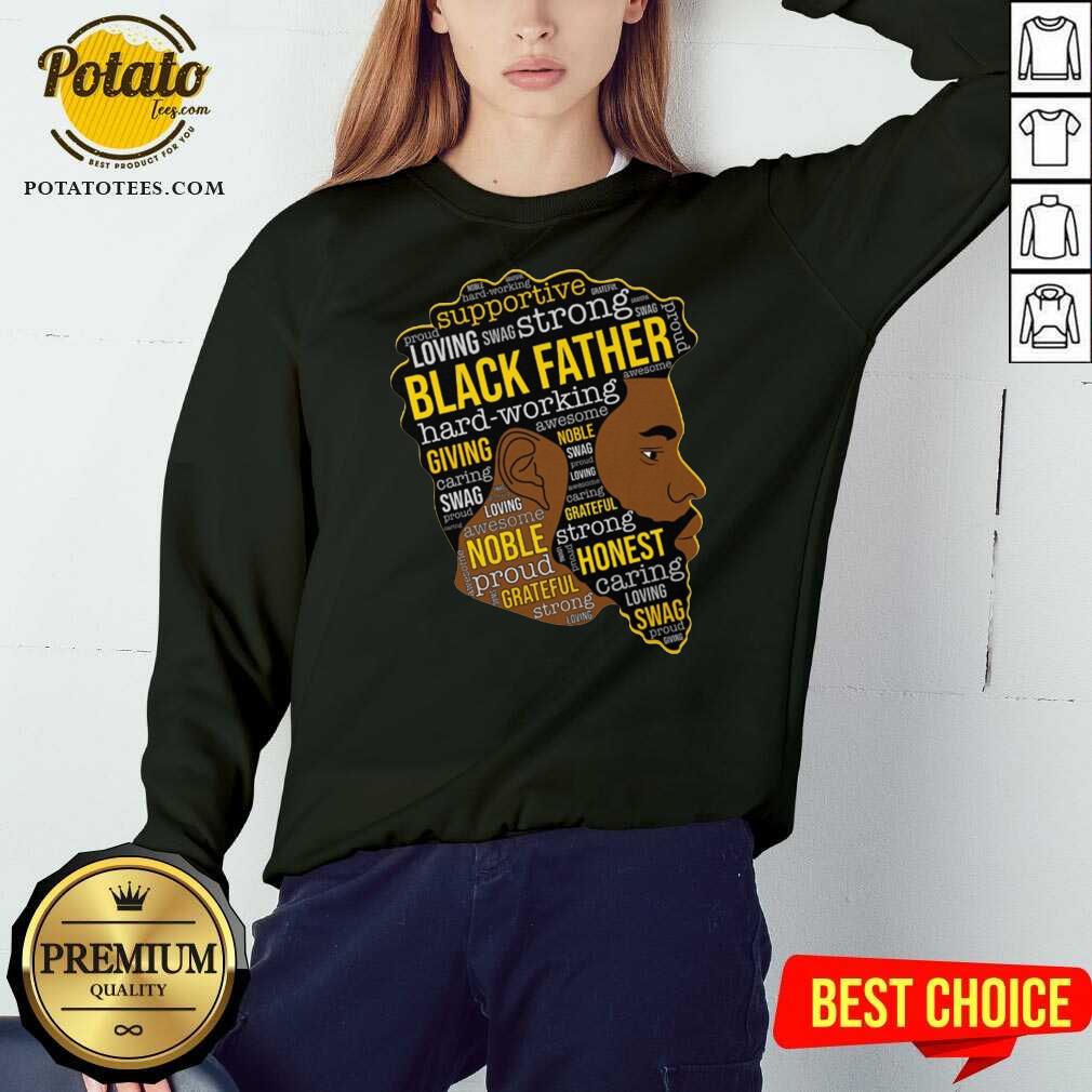 Premium Black Father Giving Working Shirt - Image 5
