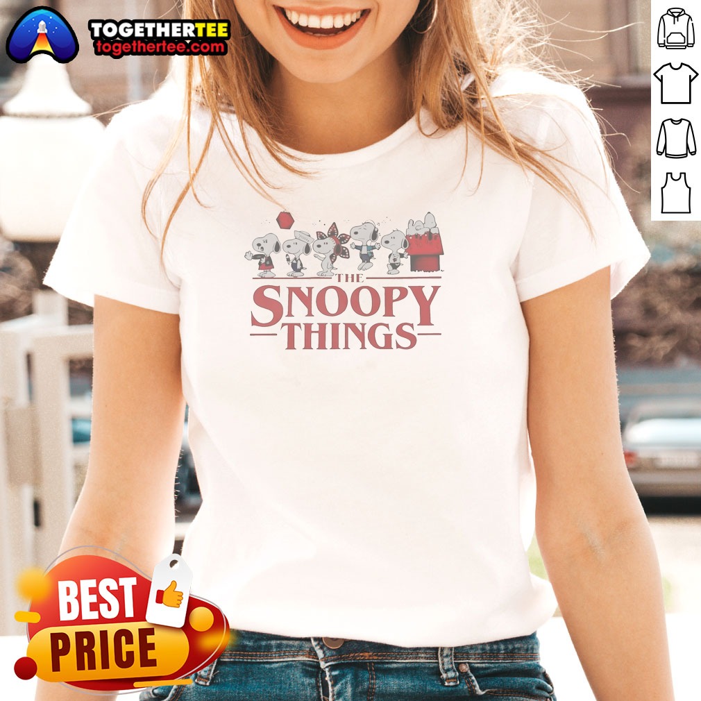 Funny The Snoopy Things Stranger Things Shirt - Image 2