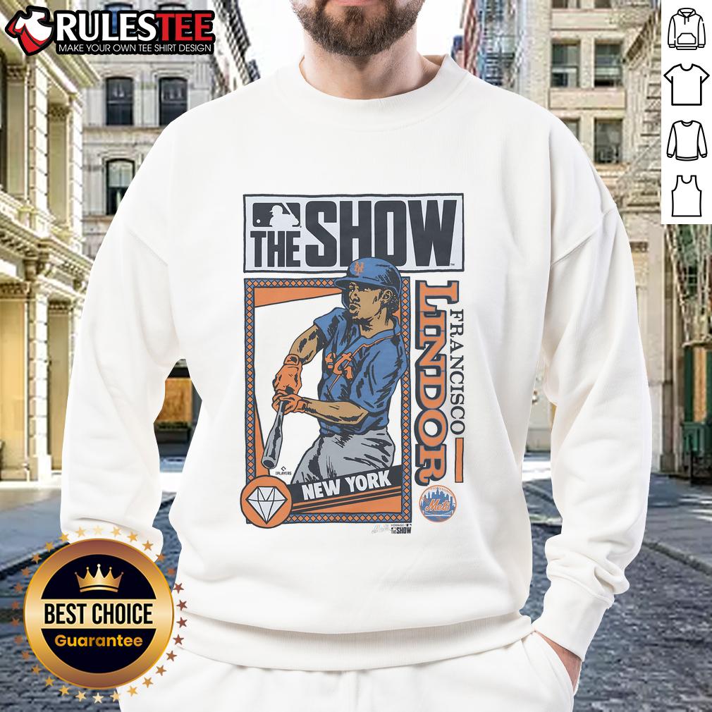 Awesome MLB The Show Mets Francisco Lindor T-Shirt - Image 5