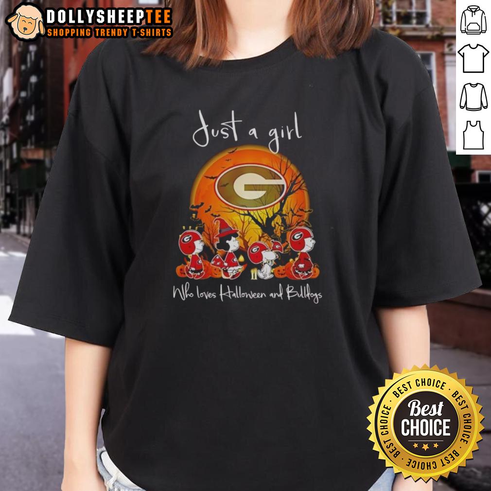 Nice Snoopy And Friend Georgia Bulldogs Football Who Lover Halloween And Bulldogs T-Shirt - Image 3