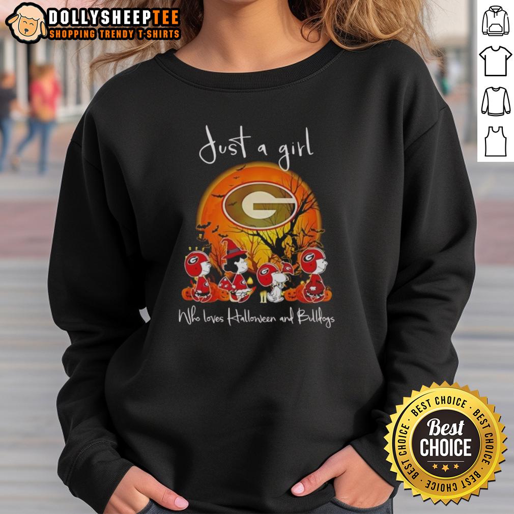 Nice Snoopy And Friend Georgia Bulldogs Football Who Lover Halloween And Bulldogs T-Shirt - Image 5