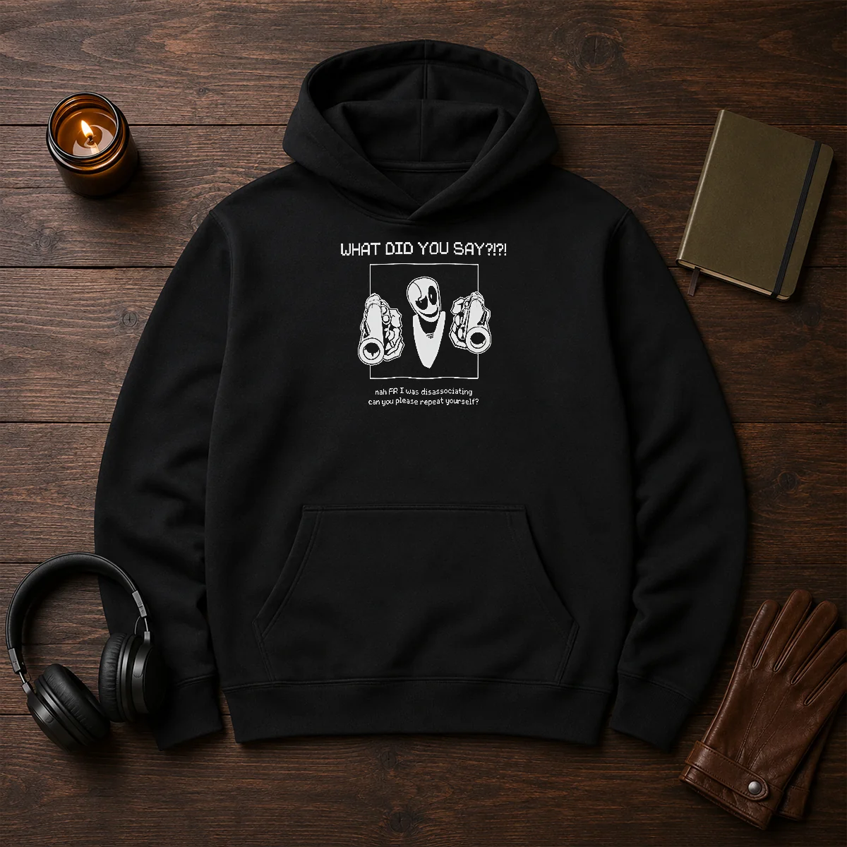 Pretty WD Gaster What Did You Say Disassociating Meme Shirt - Image 5