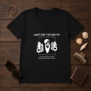 Alternative view of Pretty WD Gaster What Did You Say Disassociating Meme Shirt