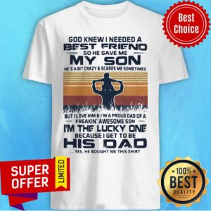 Vintage Daughter Dad I Am A Dad Of A Badass Daughter Shirt