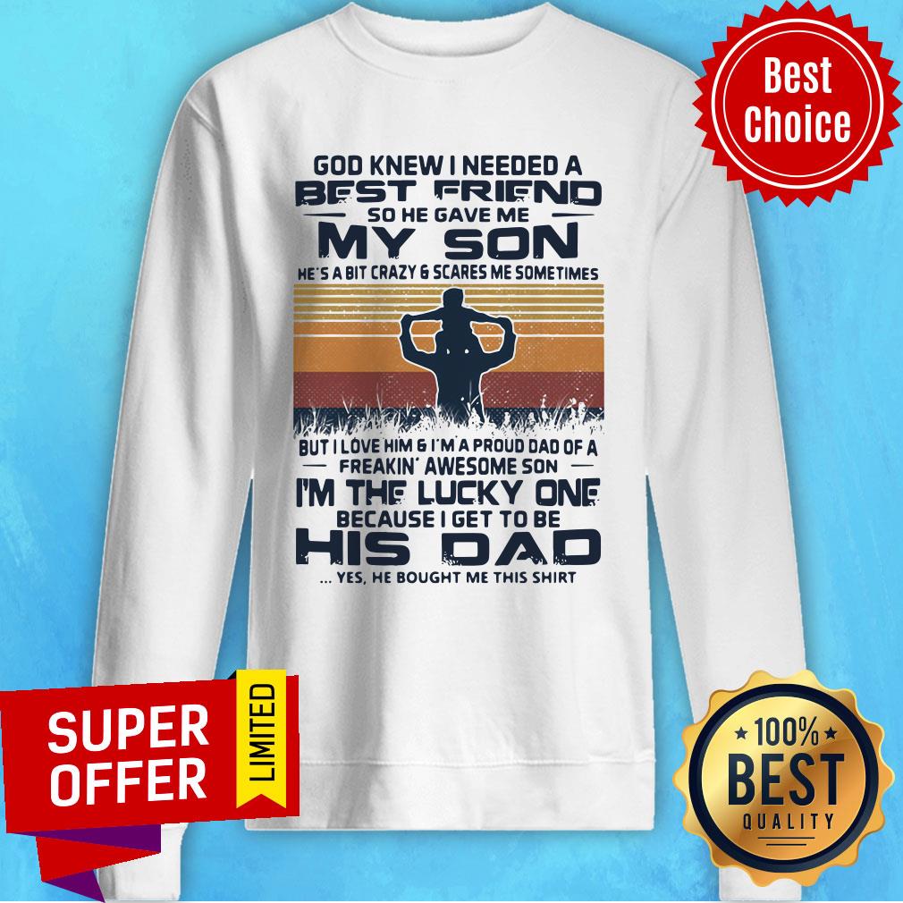 Vintage Daughter Dad I Am A Dad Of A Badass Daughter Shirt - Image 2