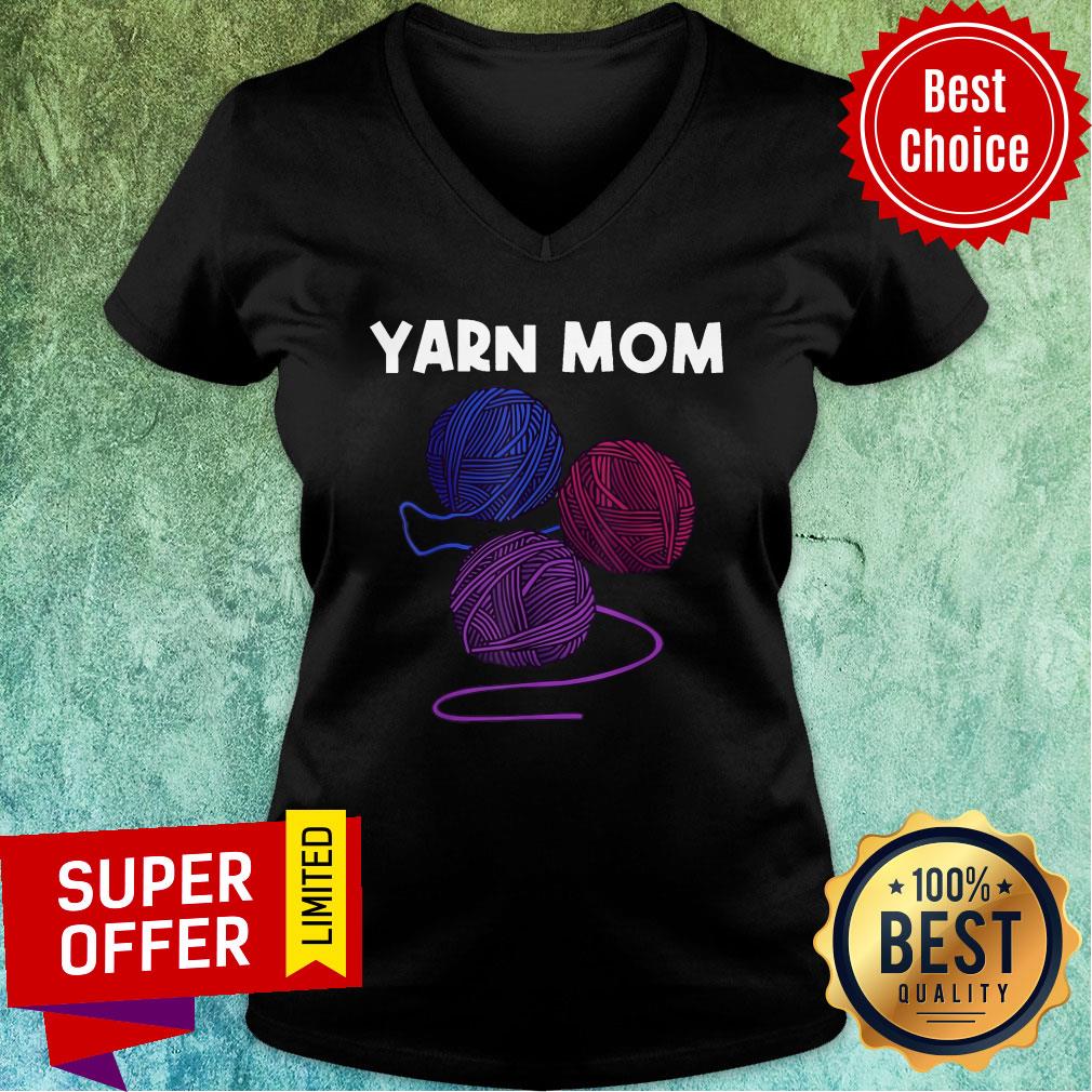 Awesome Wool Yarn Mom Shirt - Image 3