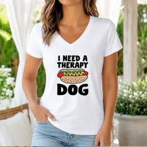 Alternative view of Good Therapy Dog Ivory Shirt