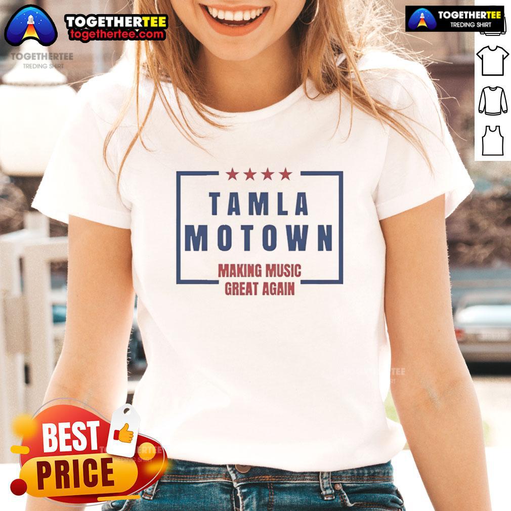 Official Tamla Motown Making Music Great Again T-Shirt - Image 3