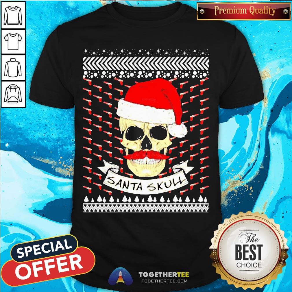 Official Santa Skull Ugly Christmas Shirt