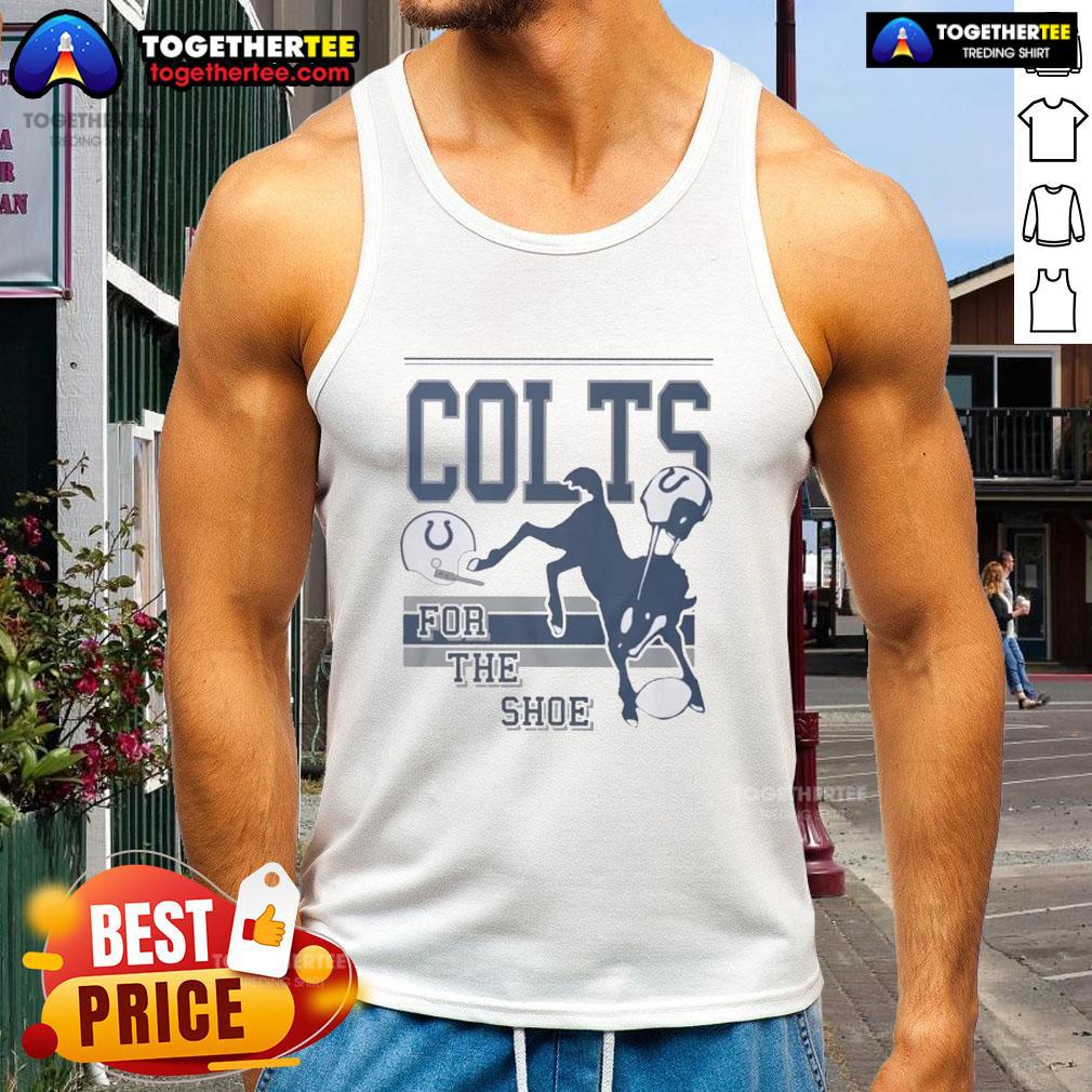 Awesome Indianapolis Colts For The Shoe Spirit Script T-Shirt - Image 4