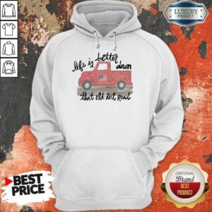 Alternative view of Pickup Truck Life If Better Down That Old Dirt Road American Flag Shirt