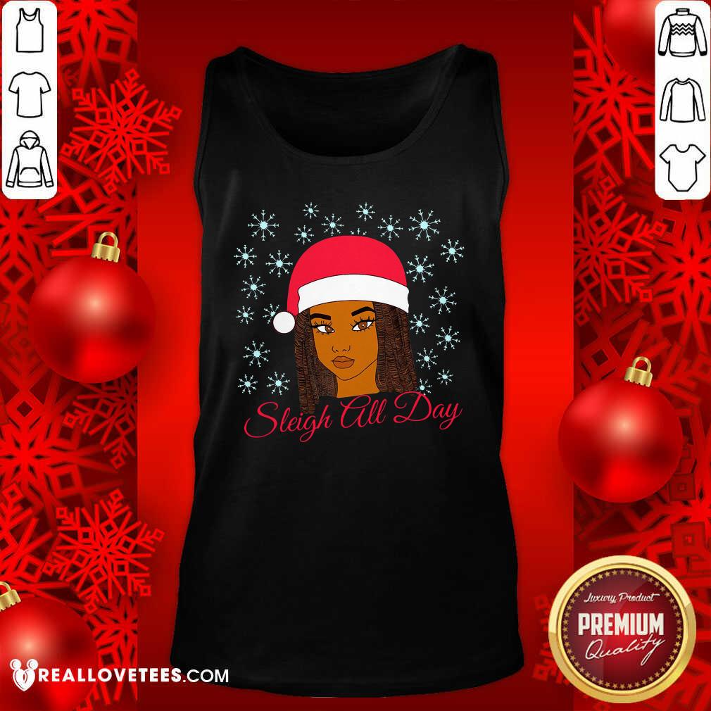 Original Christmas Melanin Sleigh All Day Shirt - Image 2