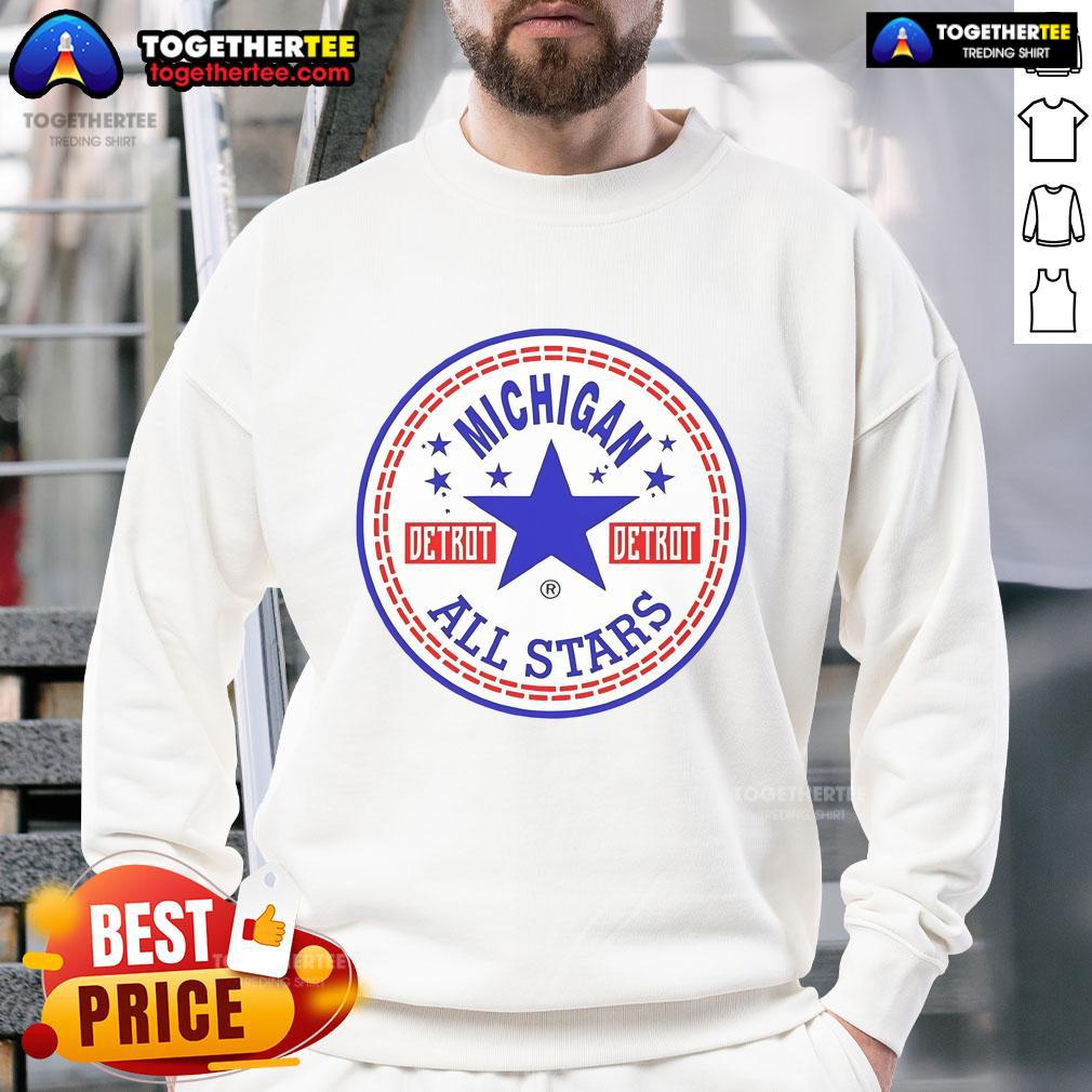 Official Michigan Detrot All Stars Logo T-Shirt - Image 5