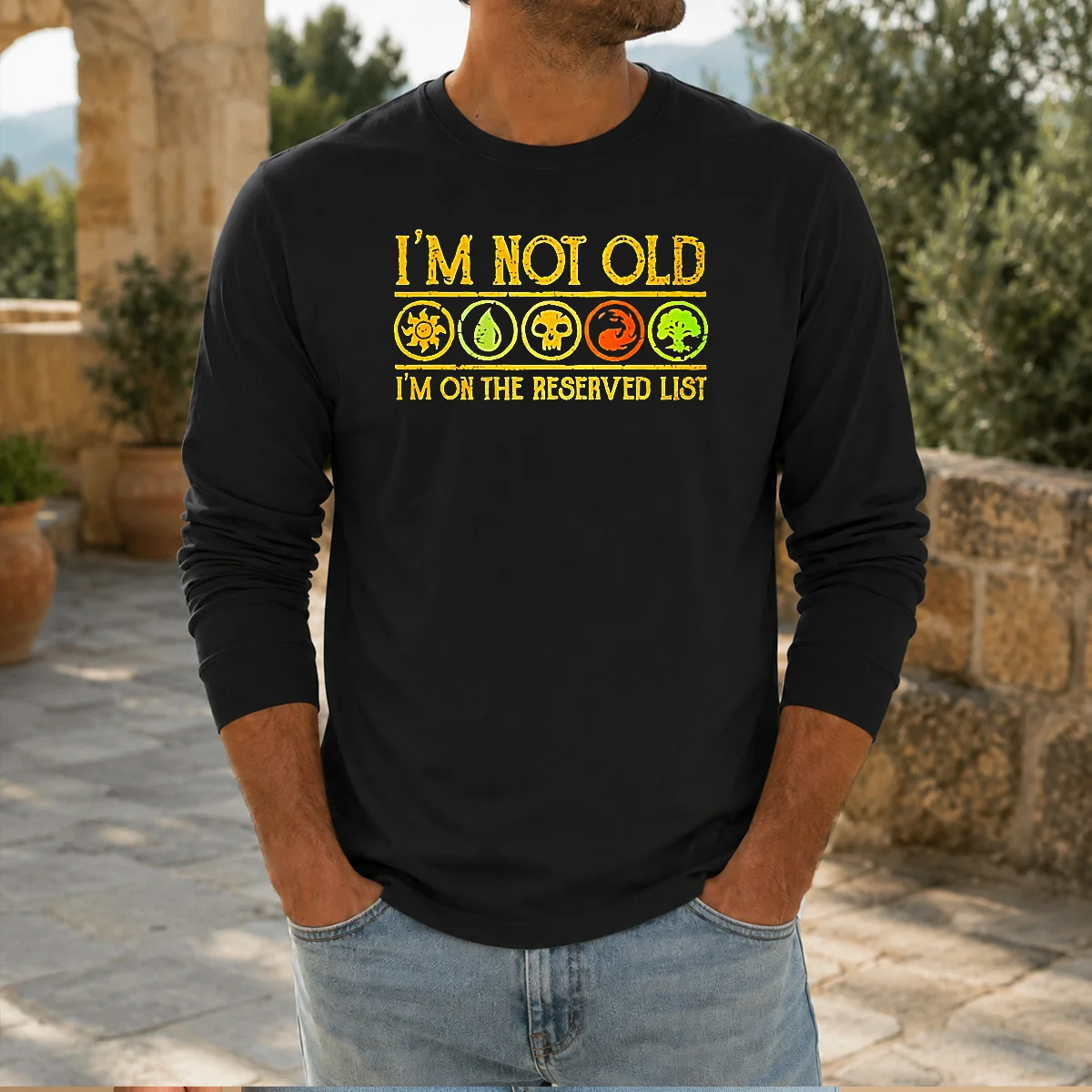 Good Magic The Gathering I'M Not Old I'M On The Reserved List Shirt - Image 5