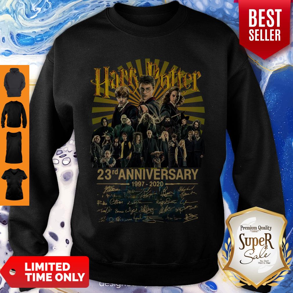 Top 23rd Anniversary 1997-2020 Harry Potter All Character Signatures Shirt - Image 3