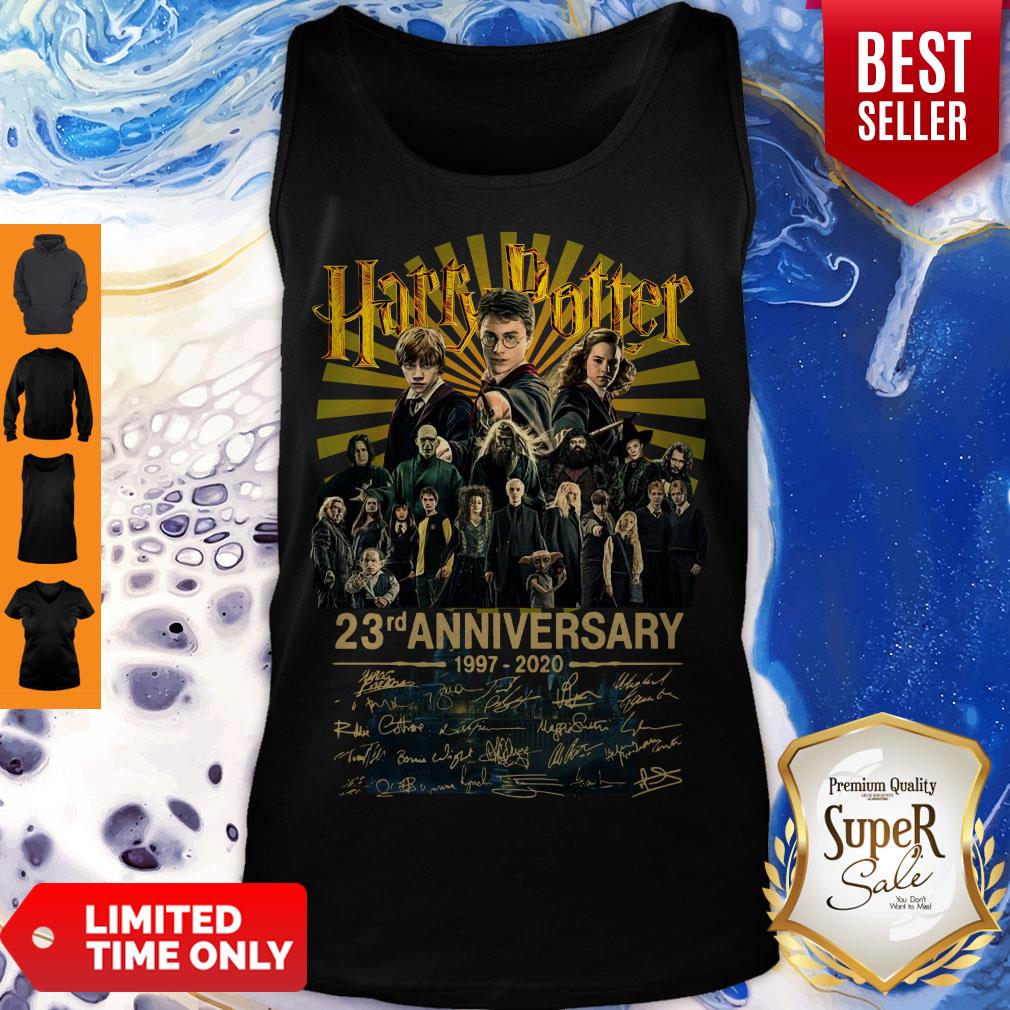 Top 23rd Anniversary 1997-2020 Harry Potter All Character Signatures Shirt - Image 4