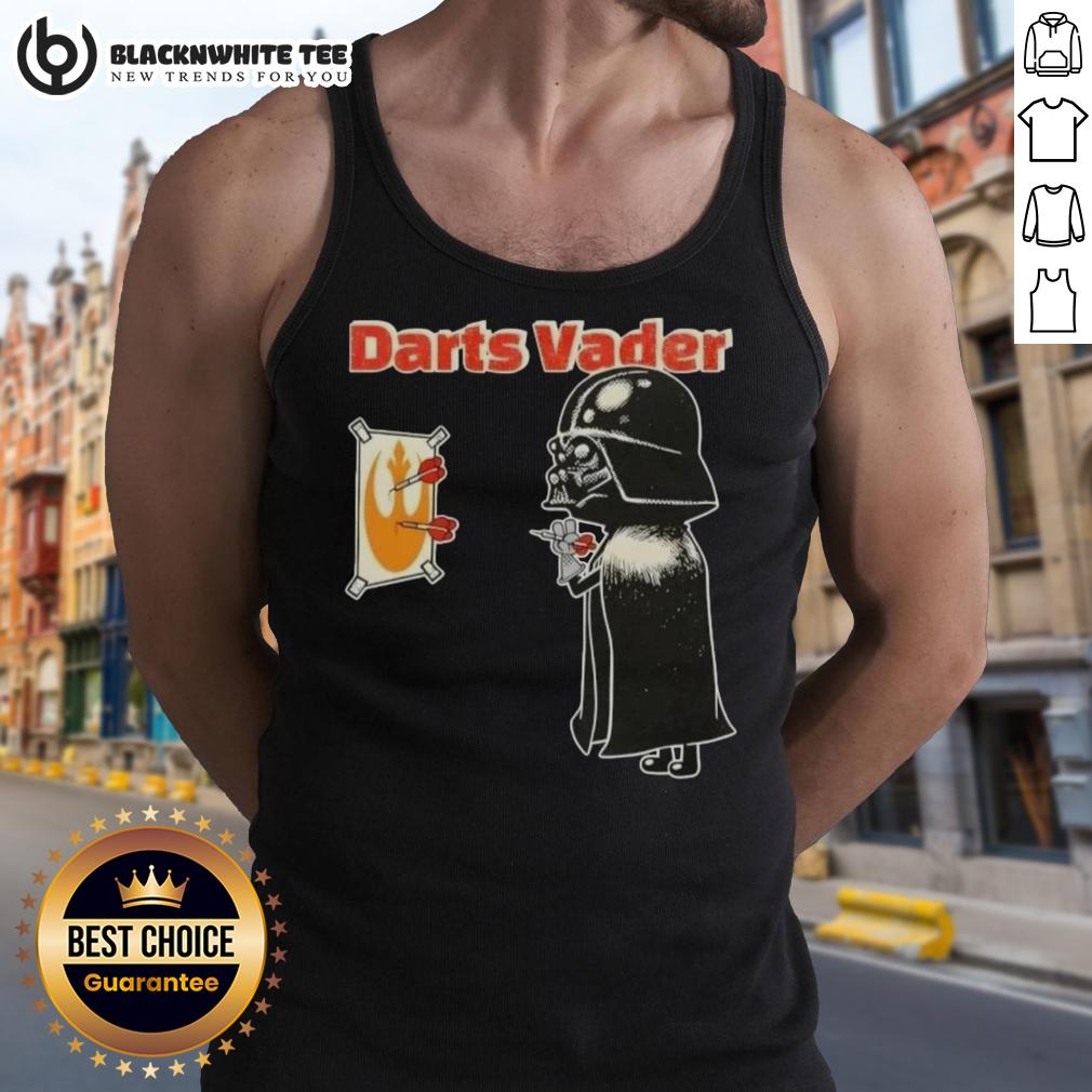 Awesome Star Wars Darts Vader T-Shirt - Image 4