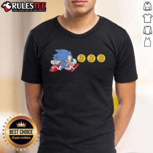Funny The Hedgehog Bitcoin Grab Sonic T-Shirt