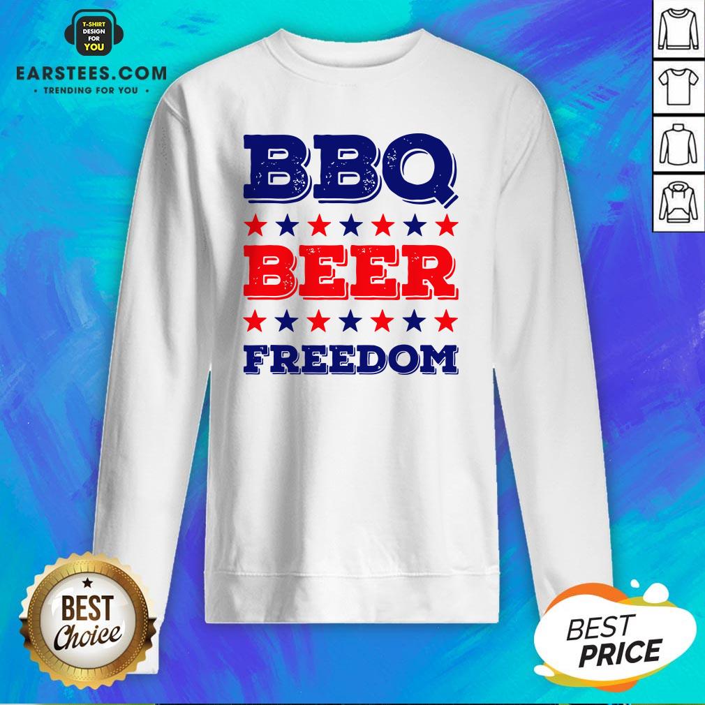 Great Bbq Beer And Freedom Shirt - Image 4
