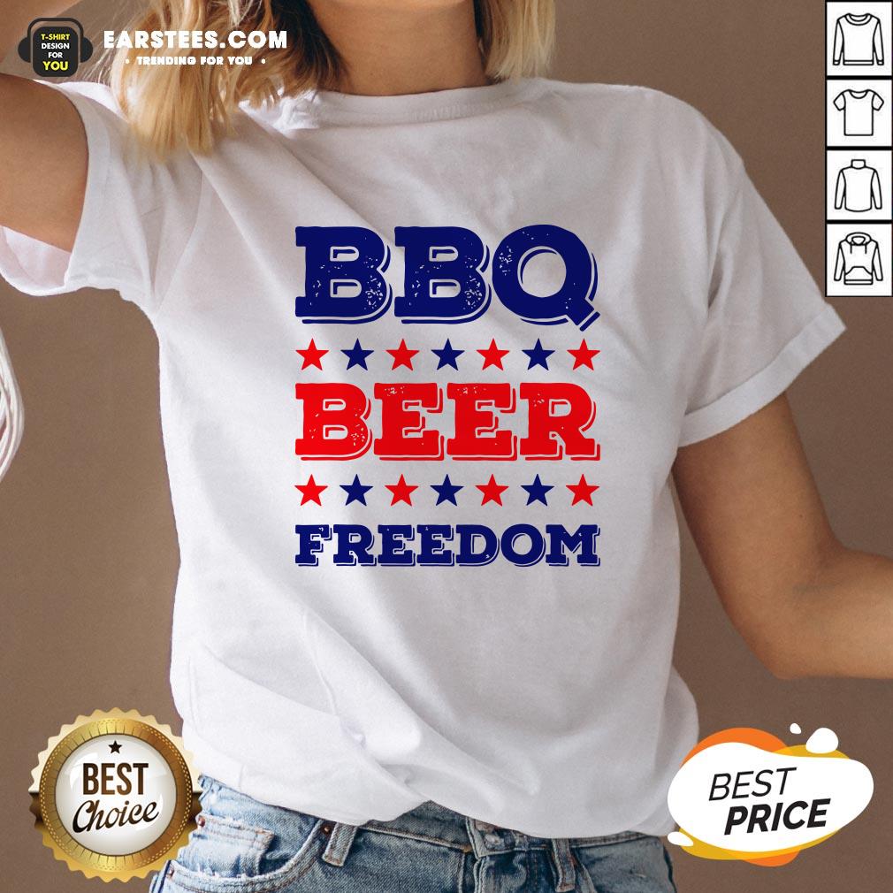 Great Bbq Beer And Freedom Shirt - Image 2