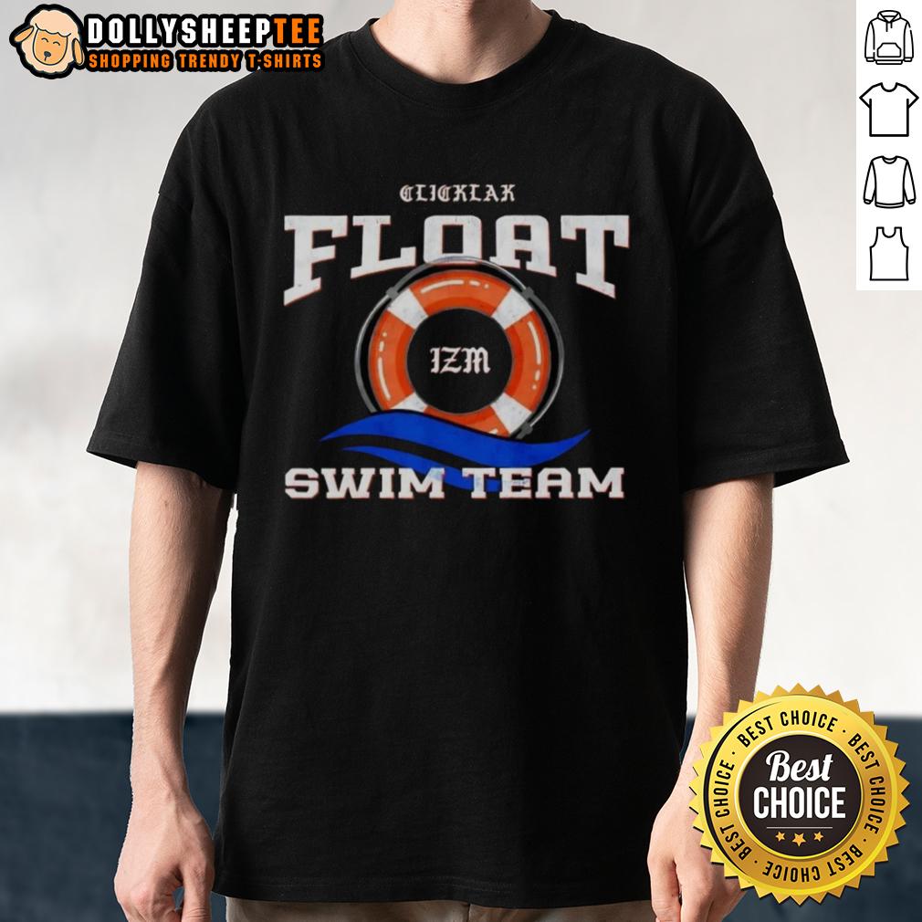 Nice IZM Float Swim Team Music T-Shirt