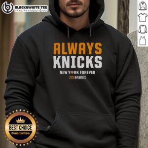Alternative view of Top New York Knicks Always Knicks Forever 2026 Playoffs NYC Basketball T-Shirt