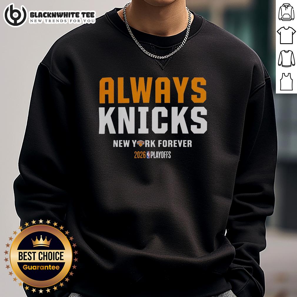 Top New York Knicks Always Knicks Forever 2026 Playoffs NYC Basketball T-Shirt - Image 5
