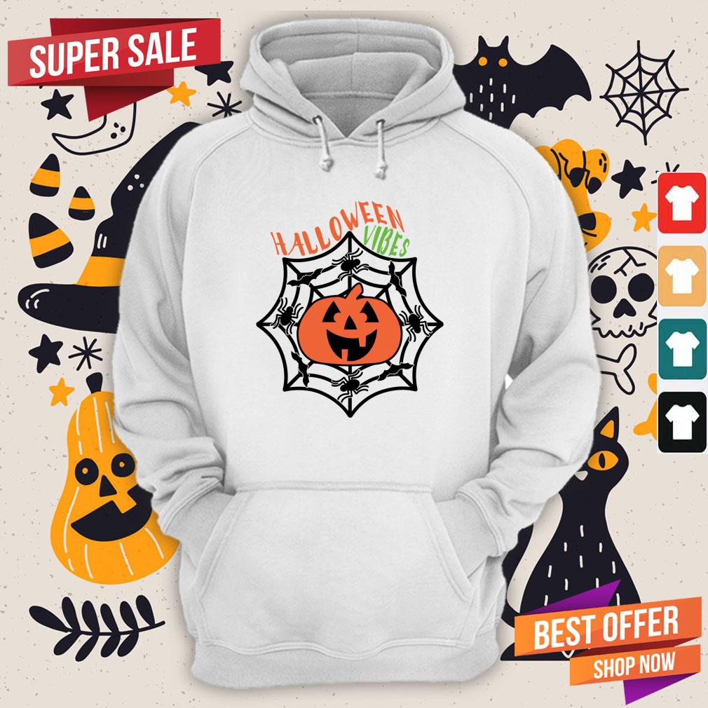 Happy Halloween Vibes Pumpkin Shirt - Image 5